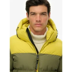 SuperdryColourblock Hooded Puffer Jkt - Doudoune homme