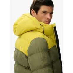 SuperdryColourblock Hooded Puffer Jkt - Doudoune homme