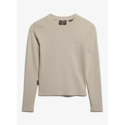 SuperdryEssential Logo Gd Rib Ls Top - T-shirt femme