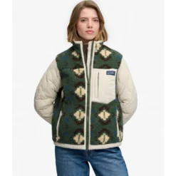 SuperdryFleece Onion Quilt Hybrid - Polaire femme