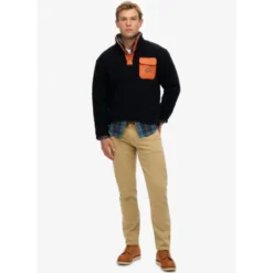 SuperdryFuji Popper Neck Fleece - Polaire homme