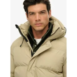 SuperdryHooded Mid Length Sports Puffer - Doudoune homme