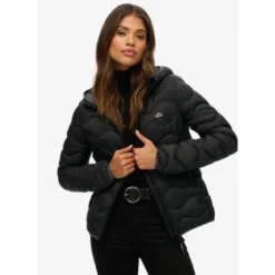 SuperdryHood Fuji Lite Wave Padded Jkt - Doudoune femme