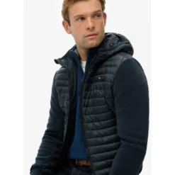SuperdryHood Storm Fleece Hybrid Jkt - Polaire homme