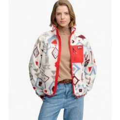 SuperdryOutdoor Printed Zip Fleece - Polaire femme