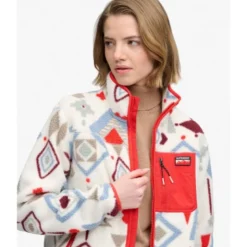 SuperdryOutdoor Printed Zip Fleece - Polaire femme