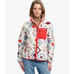 SuperdryOutdoor Printed Zip Fleece - Polaire femme