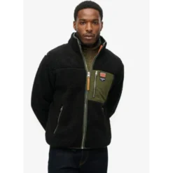 SuperdryVintage Retro Borg Fleece Jacket - Polaire homme