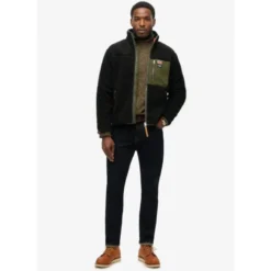 SuperdryVintage Retro Borg Fleece Jacket - Polaire homme
