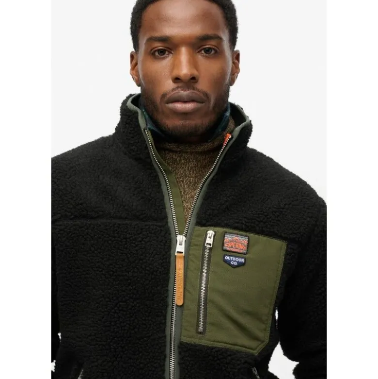 SuperdryVintage Retro Borg Fleece Jacket - Polaire homme
