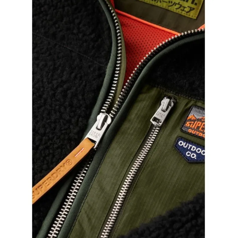 SuperdryVintage Retro Borg Fleece Jacket - Polaire homme
