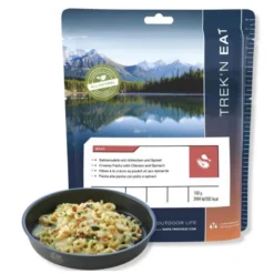 Trek'N EatPoulet à la crème, pâtes et épinards - Plat de viande