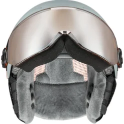UvexRocket JR Visor - Casque ski avec visière enfant
