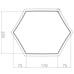 VaudeFP Ultralight Space 3P - Tapis de tente