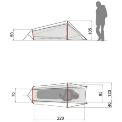 VaudeUltralight Lizard 1P - Tente