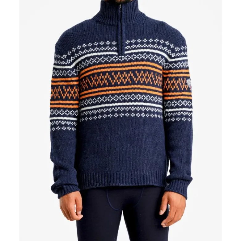 We NorwegiansSetesdal Zip Up Pullover - Pull en laine mérinos homme