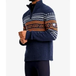We NorwegiansSetesdal Zip Up Pullover - Pull en laine mérinos homme
