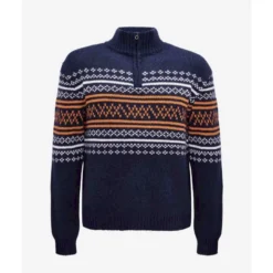 We NorwegiansSetesdal Zip Up Pullover - Pull en laine mérinos homme