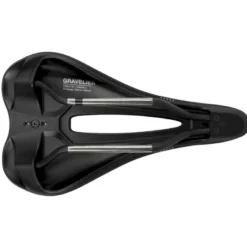 WTBGravelier Medium Fusion Form Stainless Black Saddle - Selle de vélo